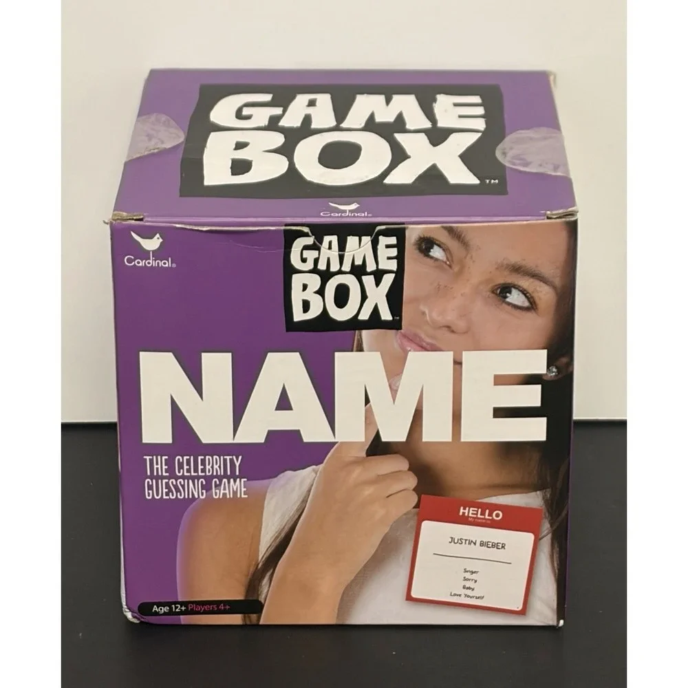 Cardinal Game Box Name The Celebrity Guessing Game For Boys Girls Teen & Adults